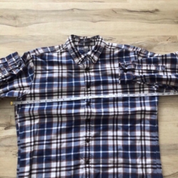 Eddie Bauer Men’s Plaid TALL Shirt - Picture 3 of 6